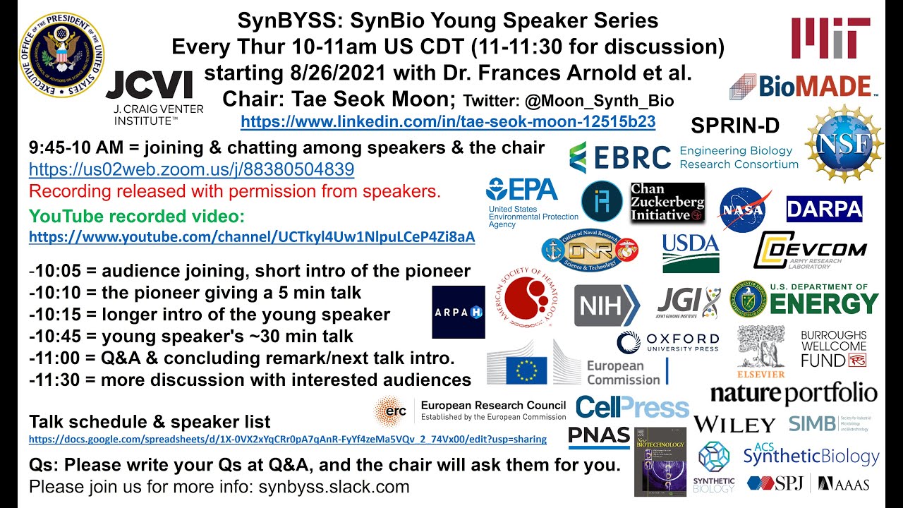 SynBYSS with Prof Jose Avalos at Princeton U. & Prof Hannes Beyer at Heinrich-Heine-U. of Düsseldorf