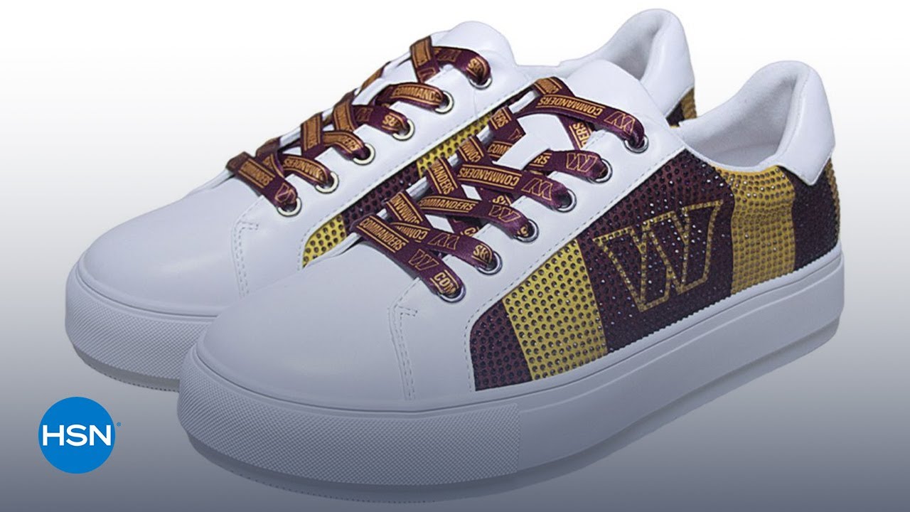 Officially Licensed NFL Lace-Up Sparkle Sneaker by Cuce Shoes | HSN