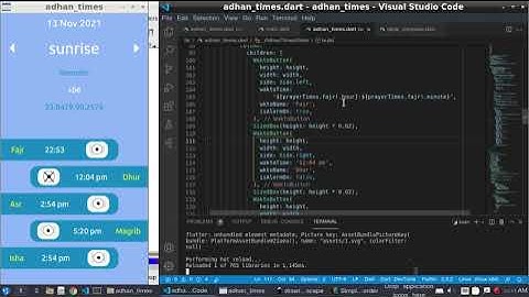 Adhan_Times App with Flutter Part 2