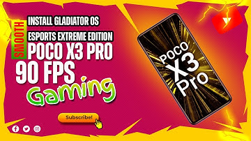 Poco X3 Pro 90 Fps Gaming | Install Gladiator OS 12 21.11.5 ESports Extreme | Guide & Download Links