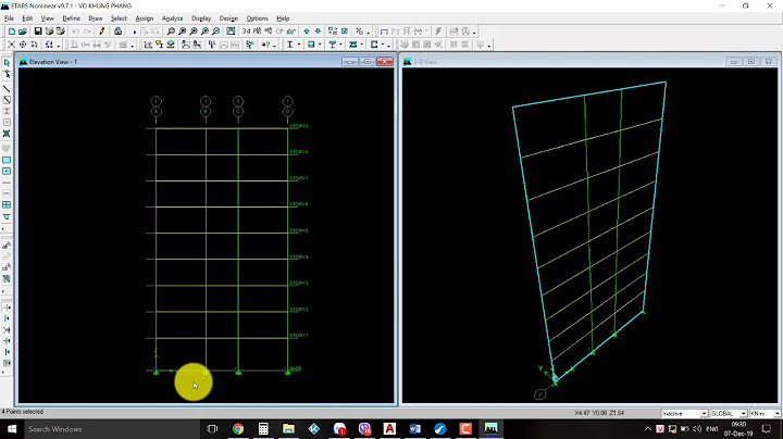 Hướng dẫn chạy noi luc khung kgong gian bằng etabs năm 2024