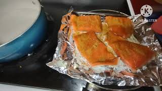 Cooking Salmon in air fryer