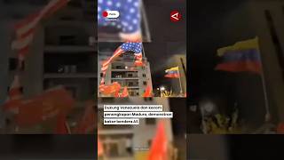 Protesters burn US flags to condemn Maduro's arrest