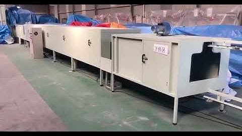 Flocking cotton swab making machine