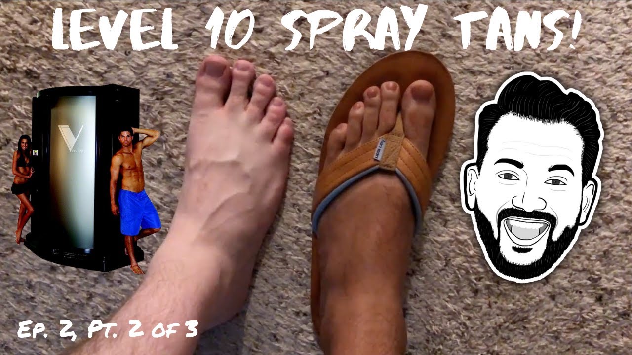 THREE LEVEL 10 SPRAY TANS IN THREE HOURS! 