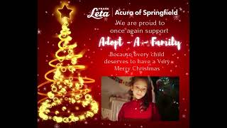 Frank Leta Acura Springfield Partners with Adopt a Family | Holiday 2025