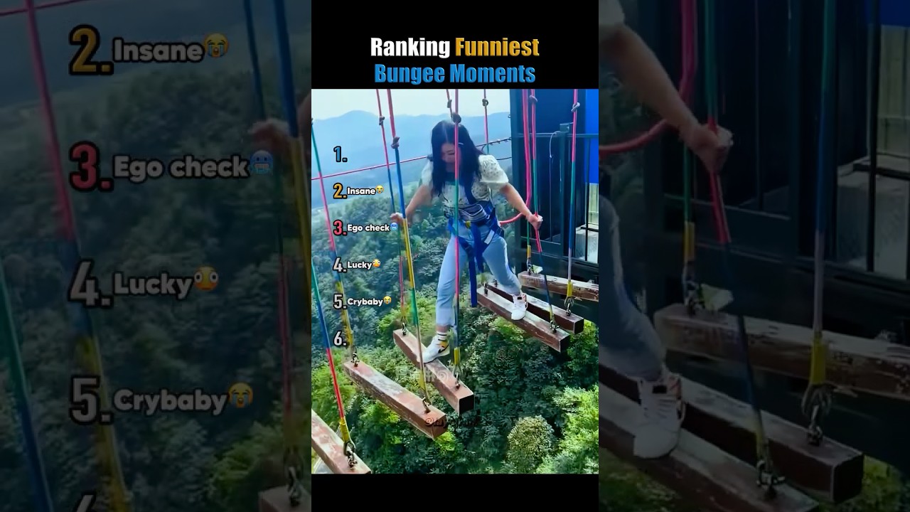 Ranking Funniest Bungee Moments✌🏼😭