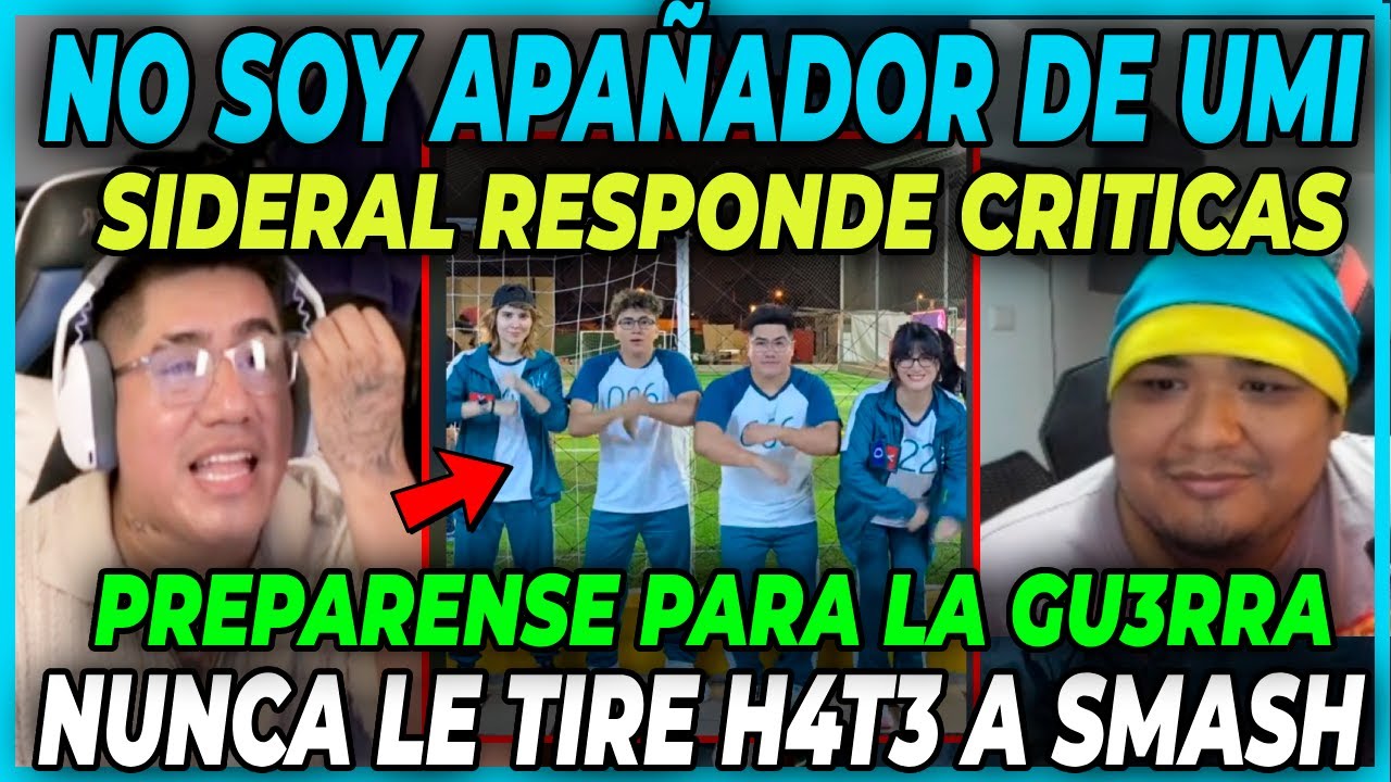 😲NO SOY APAÑADOR DE UMI 😲 SIDERAL RESPONDE A DIBUJITOS - NUNCA LE TIRE H4TE A SMASH