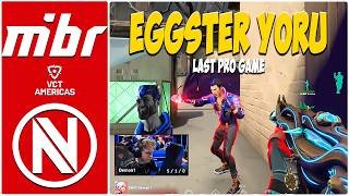 EGGSTER YORU LAST GAME AS PRO PLAYER? ENVY vs MIBR - HIGHLIGHTS - VCT Americas VALORANT Aspas,Demon1 screenshot 4