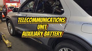 2021 Ford Explorer, TCU ACCESS, POWER RESET AUX BATTERY. Ford Pass App not Working.