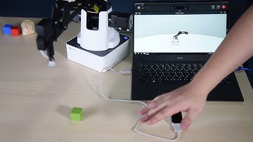 Gesture Control Dobot Magician Robotic Arm with Leap Motion