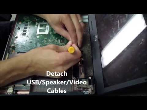 Asus A54C AC DC Power Jack Repair