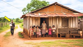 Viúva pobre com 8 filhos dividiu o pouco que tinha com um estranho — até ele revelar ser o dono da…