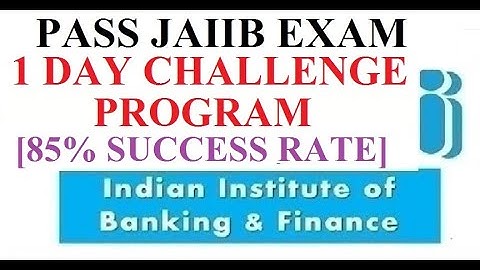 Pass JAIIB Exam [1 Day Challenge Program]