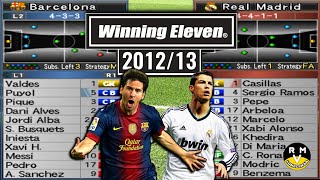 Winning Eleven Season 2012-2013 PS2 Gameplay