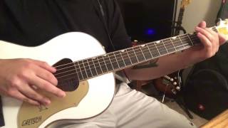 Gretsch G5021WPE Rancher Penguin Parlor Acoustic/Electric guitar demo