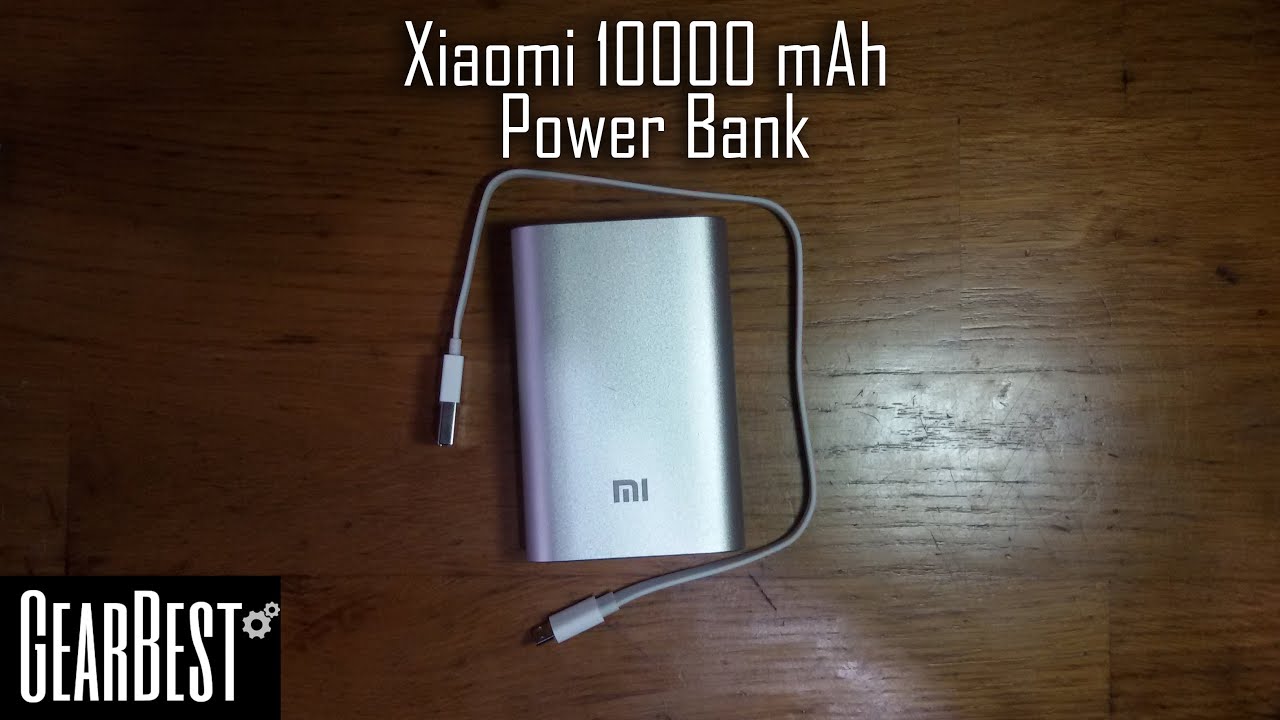Xiaomi Power Bank 10000mAh із Gearbest - YouTube
