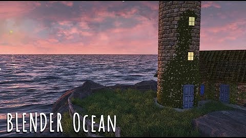Blender - Large scale ocean - Lighthouse - Graswald