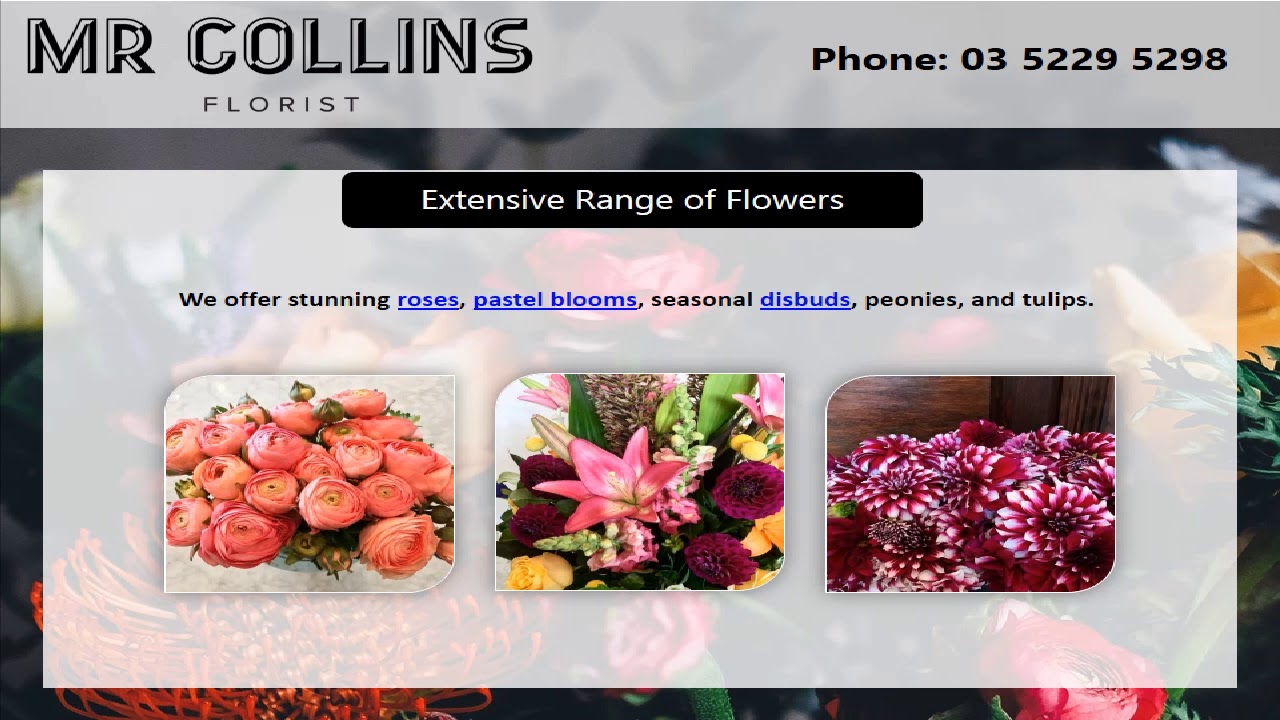 Premium Flower Delivery in Geelong YouTube