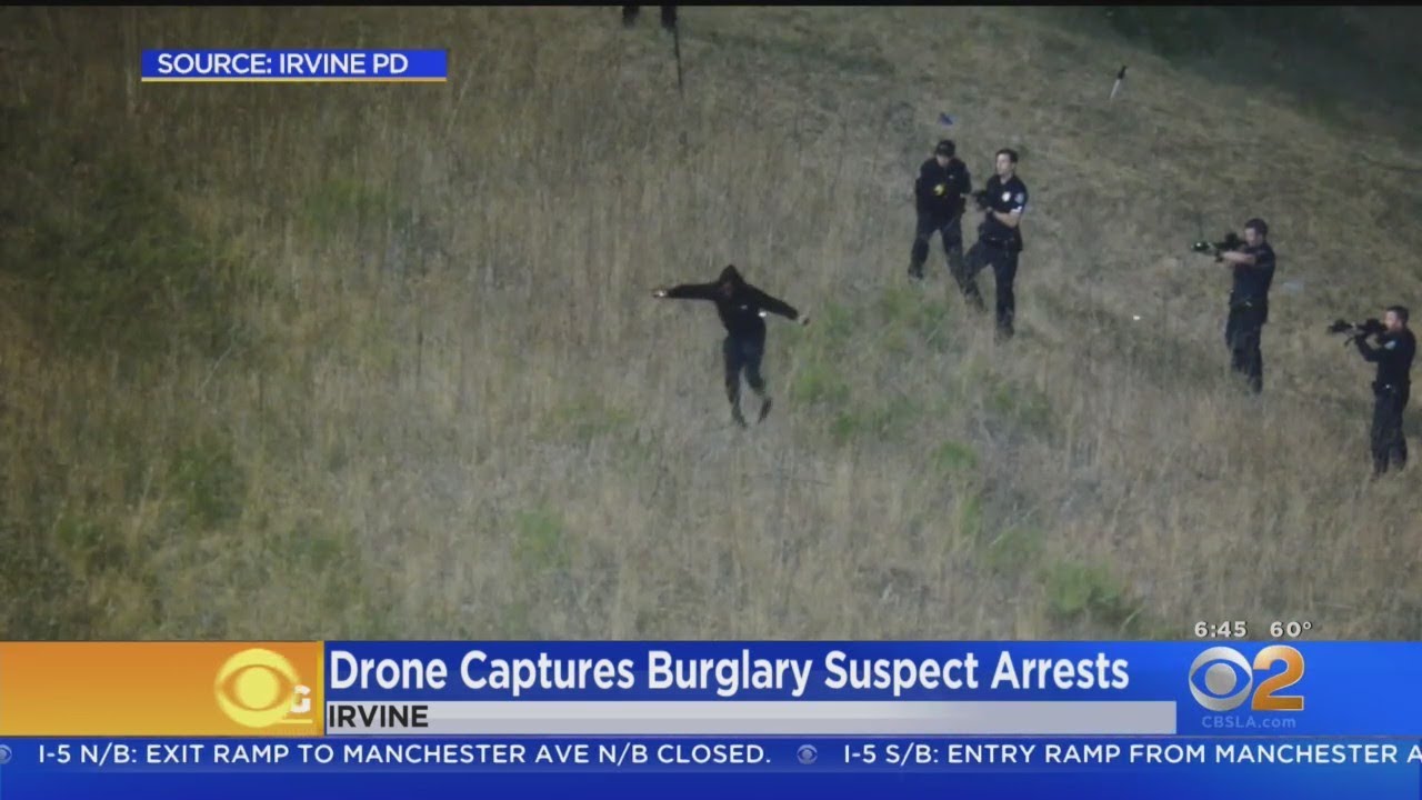 Download Drone captures arrest of burglary suspects in Irvine