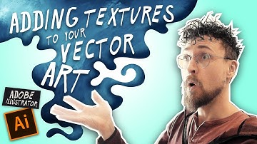 Adding TEXTURES to your VECTOR Art (Adobe Illustrator Tutorial)