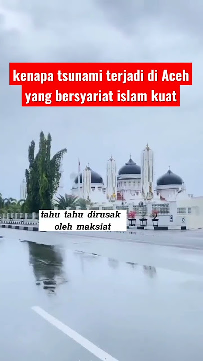 kenapa tsunami terjadi di Aceh, habib Rizieq Shihab, religi islam, ceramah singkat, dakwah #shorts