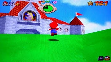 SM64 Cheat Code see through flickering ghost mario effect