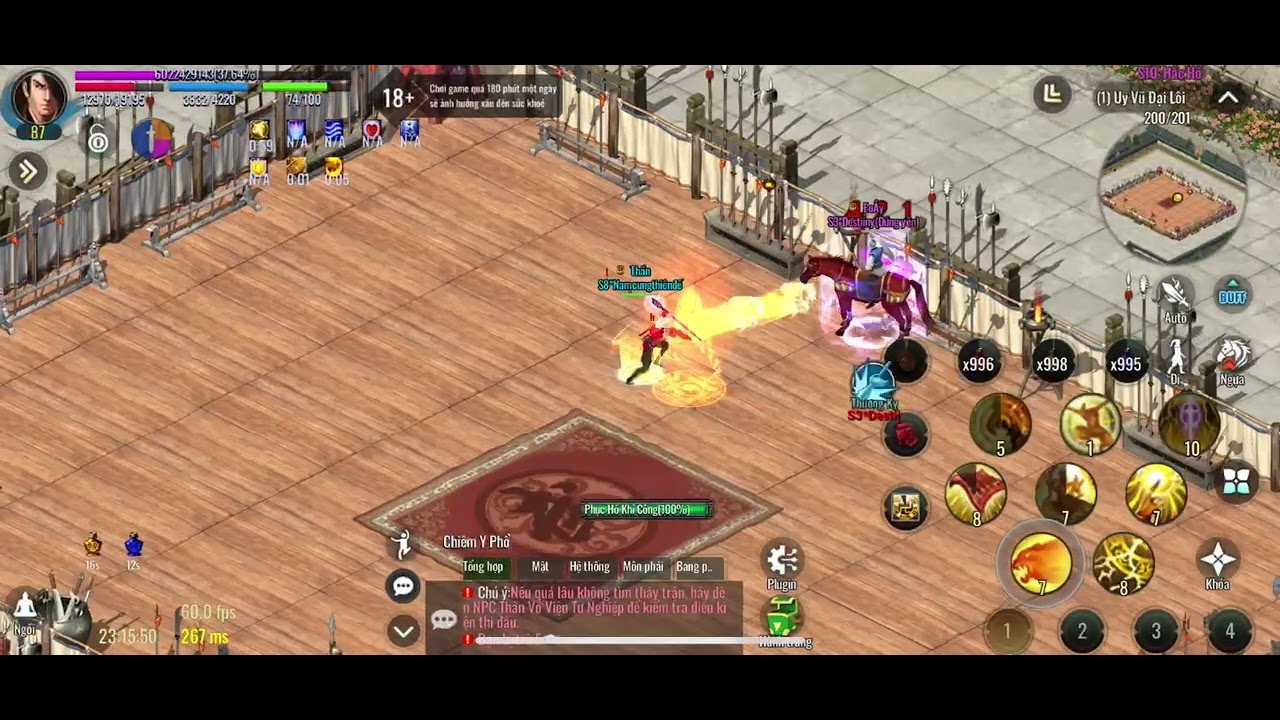 TLT vs DGT lôi đài tỷ võ liên sever KHT2 mobile mp4