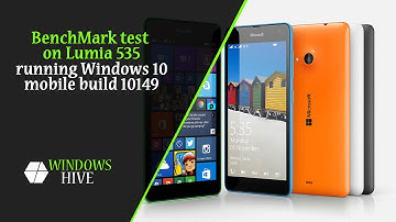 BenchMark test on Lumia 535 running Windows 10 mobile build 10149