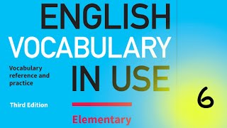06 Cambridge English Vocabulary In Use Elementary Unit 6 Health and illness