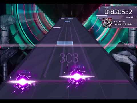【Arcaea】ALTER EGO [ETR 11] Unlocking First Attempt 09648629pt (38-39)