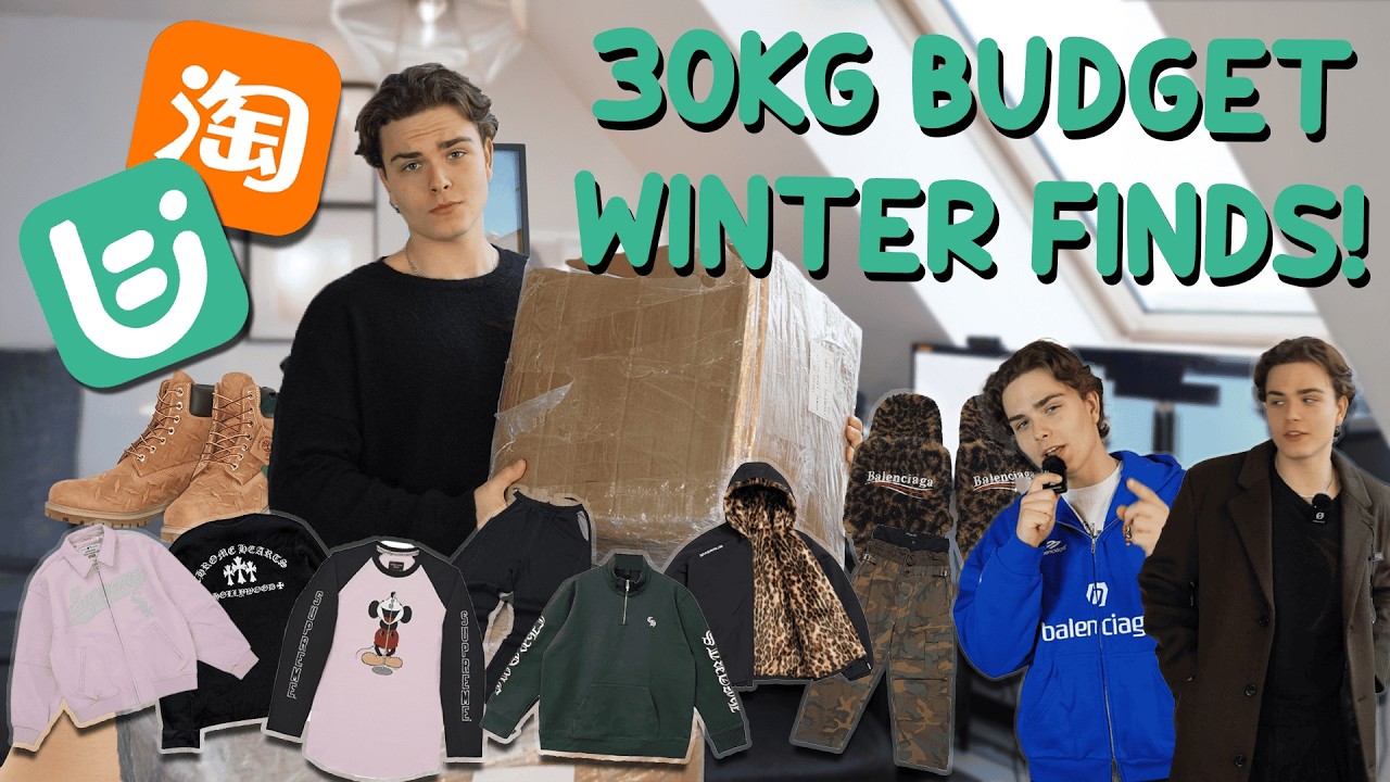 Распаковка 30-килограммовой посылки ACBUY с невероятными зимними находками! (Потрясающие недороги...