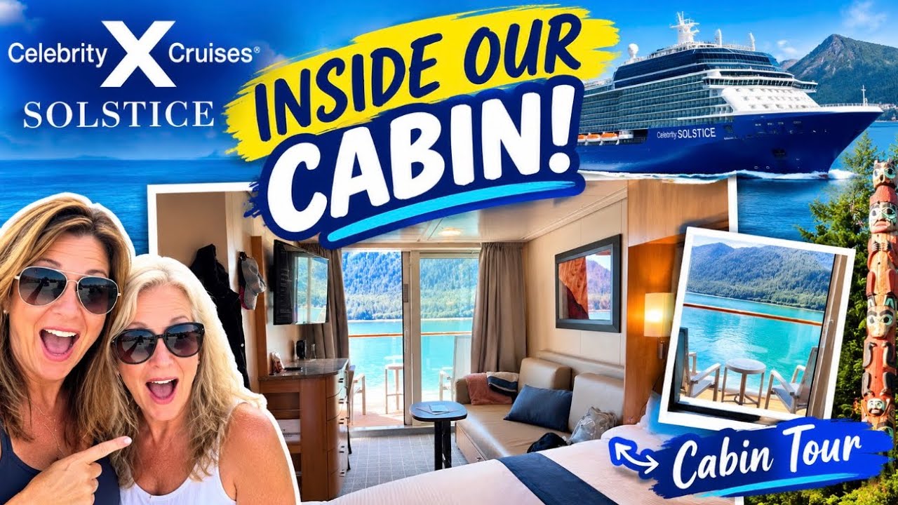 BEFORE you book CELEBRITY SOLSTICE- check out this cabin #cruise #cruising #alaska #cabintour 
