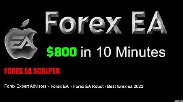 Forex EA , Best In the world $800  10 Minute frame  ZERO Drawdown