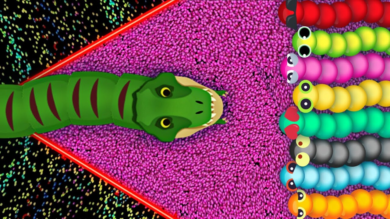 Snake Io 🐍 Gonzo Vs Rainbow 🌈 + Multi Snake Snake Epic SnakeIo Gameplay #3