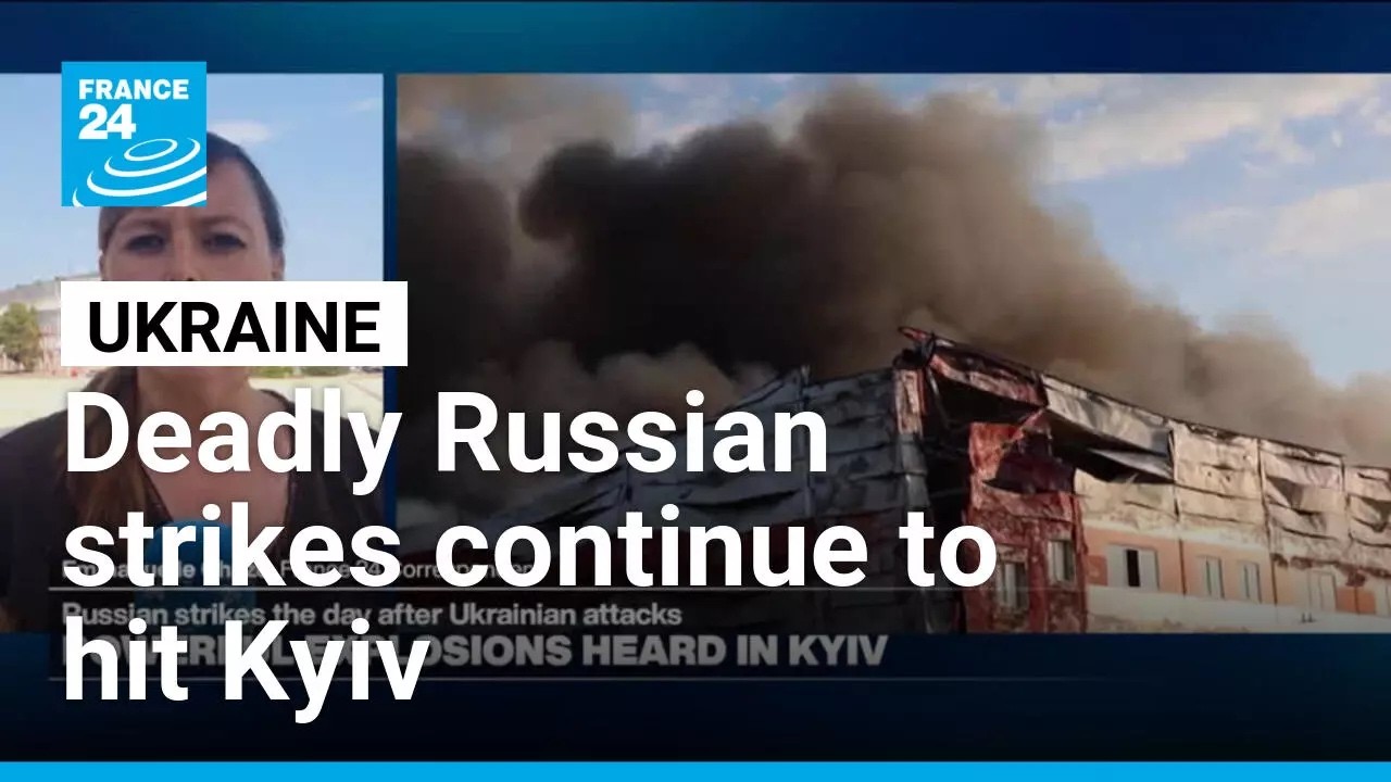 Russia launches deadly strikes on Kyiv after attack on Moscow warehouses • FRANCE 24 English