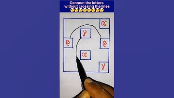 Connect the letters without crossing the lines #braintest #iqtest #puzzle #shortvideo #ytshorts