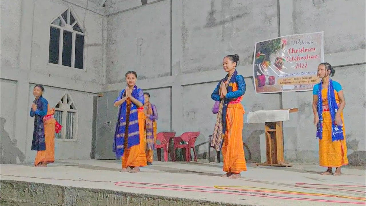 Rongja Rongja Mwsa Mwsa  Bodo Christmas Dance Performance