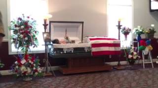 Dad's honor guard
