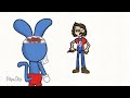 A totally normal danno  riggy animation i made joke also not canon to the danno loses his shit