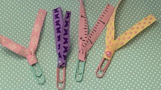 ##DIY Ribbons 🎀 Paper Clips #fyp