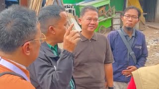 AUGUST HAMONANGAN S.H,M.H SIDAK PENANGANAN SAMPAH DI PASAR JAYA PS.MINGGU  @Bro_ August62