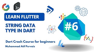 Dart Programming Course for Beginners: String data type in dart #stringdatatypeindart #dartcourse