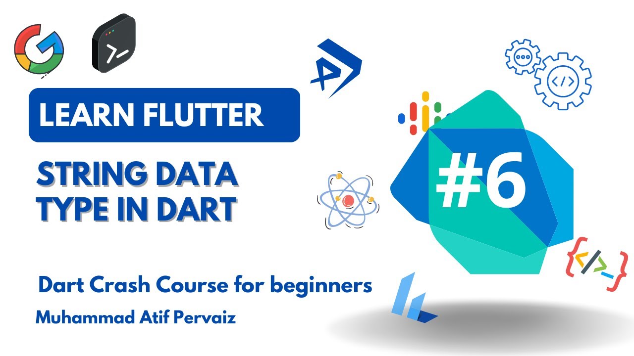 Dart Programming Course for Beginners: String data type in dart # ...