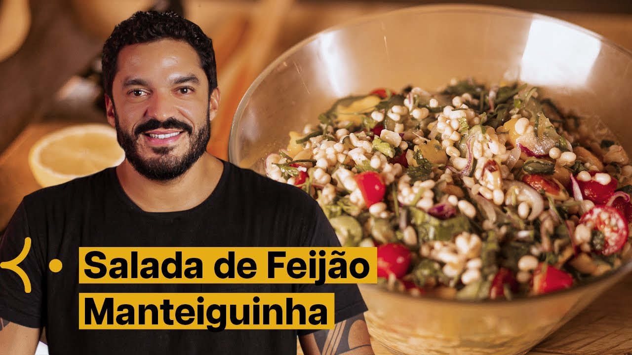 Salada completa com feijão | Thiago Castanho