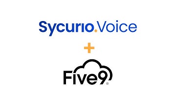 Demonstration of Five9 cloud contact center with Sycurio