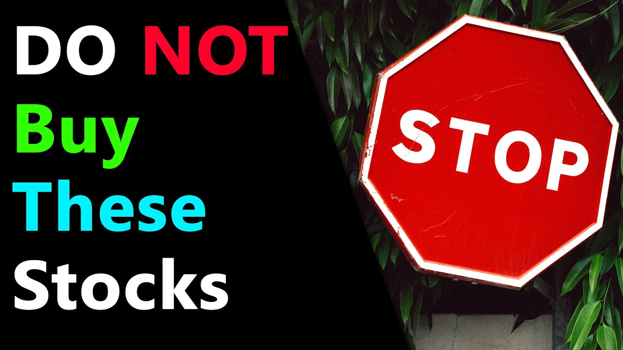 3 Popular Stocks I WOULD NOT BUY Here's Why YouTube