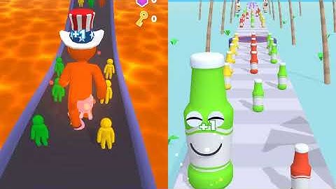 Giant Rush 😱 💩 & Juice 🧃🥤 Run | Android iOS Mobile Gameplay Walkthrough