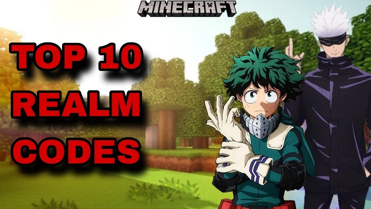 *NEW* TOP 10 BEST REALM CODES FOR MINECRAFT BEDROCK EDITION! - YouTube