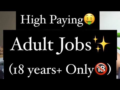 High Paying Adult Jobs : Entertainment Industry ( Adults Only) - YouTube